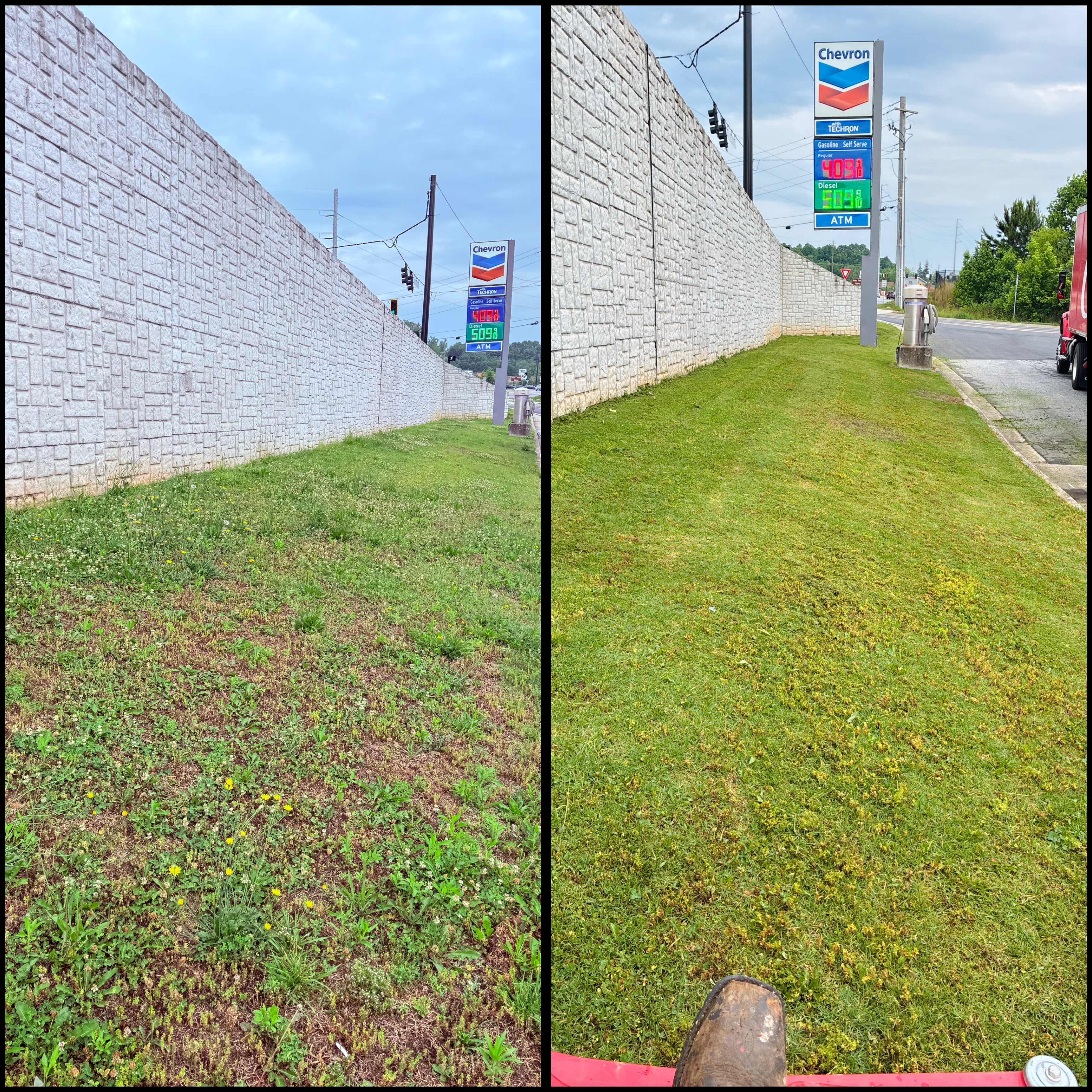 Professional lawn striping by Hurtado Lawn & Landscape